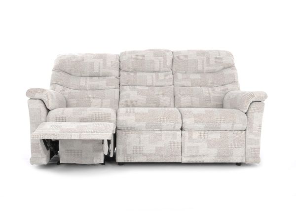 Malvern 17 3 Seater Sofa (Double Manual Recliners) - type B (Fabric)