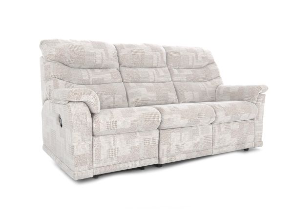 Malvern 17 3 Seater Sofa (Double Manual Recliners) - type B (Fabric)