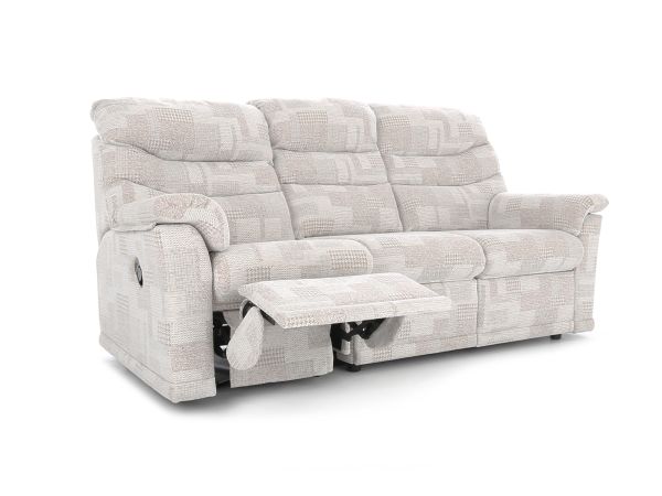Malvern 17 3 Seater Sofa (Double Manual Recliners) - type B (Fabric)