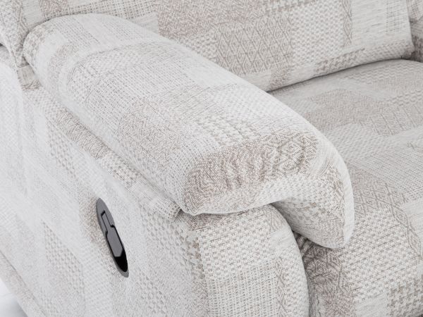 Malvern 17 3 Seater Sofa (Double Manual Recliners) - type B (Fabric)