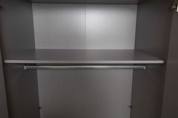 Dresden 1.35 combi wardrobe (Light grey)
