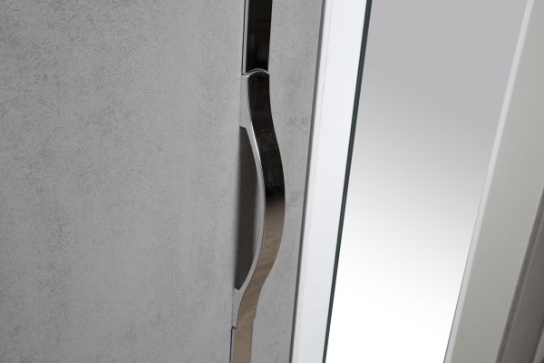 Dresden 1.35 combi wardrobe (Light grey)