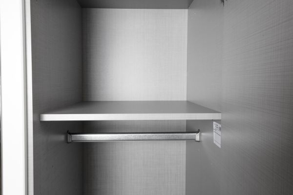 Dresden 1.8 combi wardrobe (Light grey)