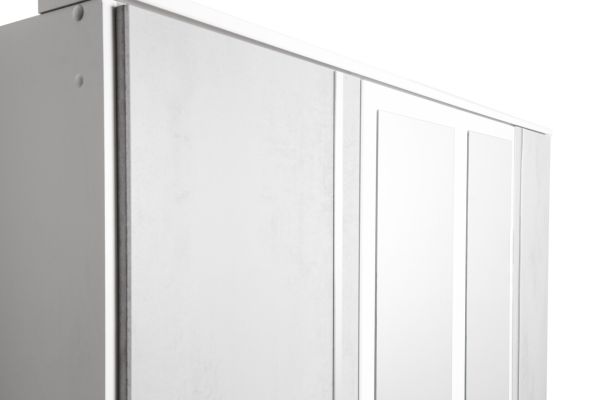 Dresden 1.8 combi wardrobe (Light grey)