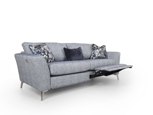 Milo 3 seater (motion lounger) - type Fabric