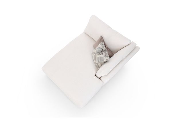 Maxime Large chaise end (rhf arm) - type Mikah Fabric
