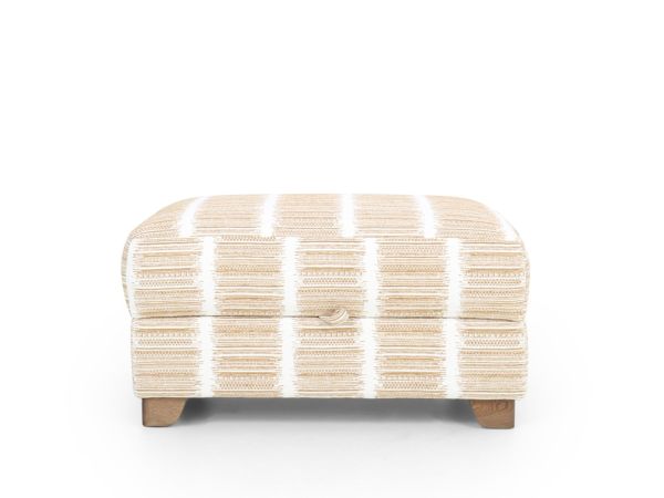 Credenza Large storage stool Accent Fabric