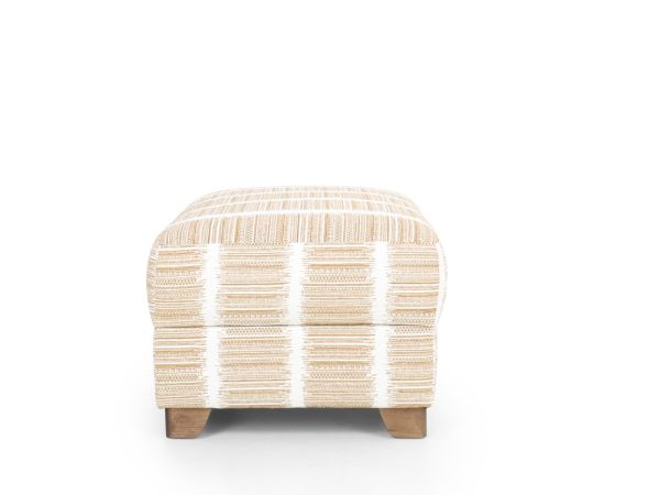 Credenza Large storage stool Accent Fabric