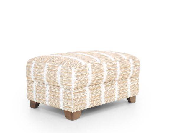 Credenza Large storage stool Accent Fabric