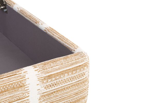 Credenza Large storage stool Accent Fabric