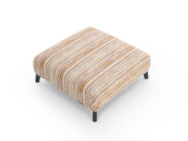 Paolo Designer footstool - type Accent Fabric