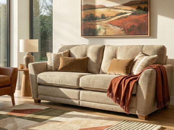 Credenza 3 seater (motion lounger) - type Fabric