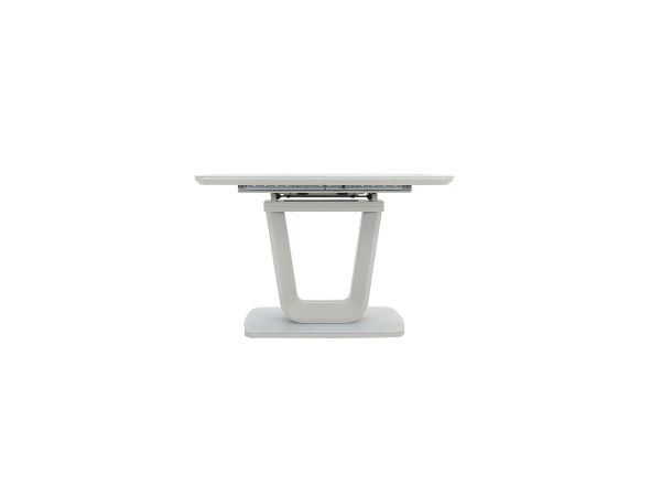 Parma Extending dining table (120/160cm) (light grey matt)