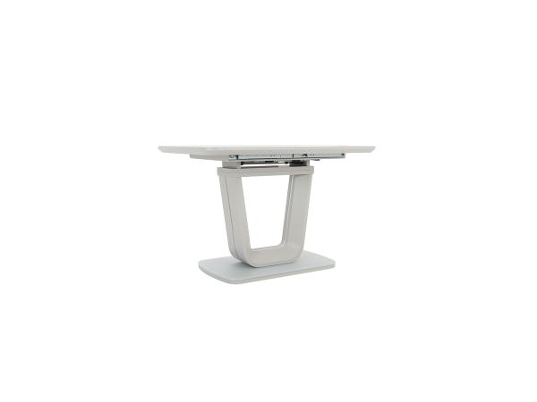 Parma Extending dining table (120/160cm) (light grey matt)