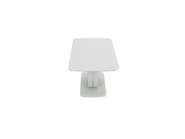 Parma Extending dining table (120/160cm) (light grey matt)