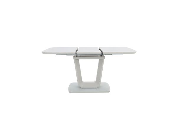 Parma Extending dining table (120/160cm) (light grey matt)