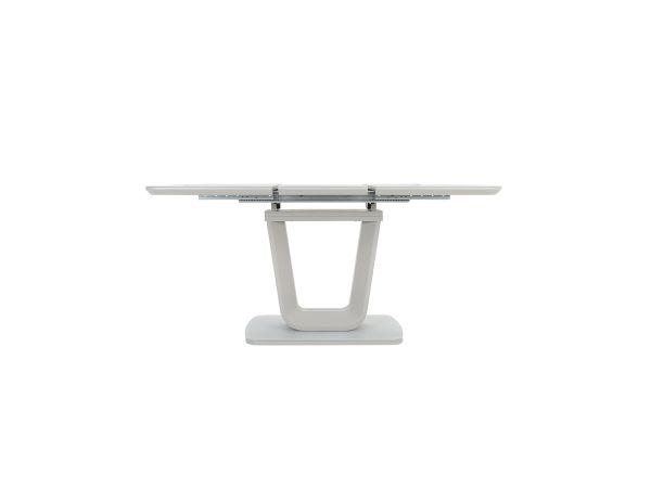 Parma Extending dining table (120/160cm) (light grey matt)