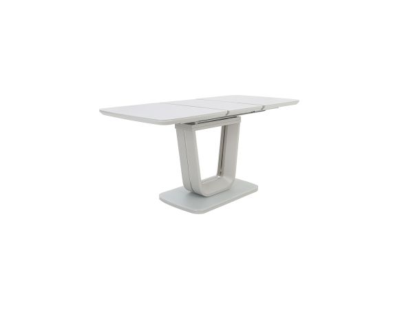 Parma Extending dining table (120/160cm) (light grey matt)