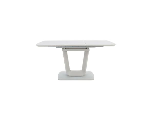 Parma Extending dining table (120/160cm) (light grey matt)
