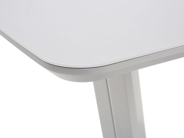 Parma Extending dining table (120/160cm) (light grey matt)