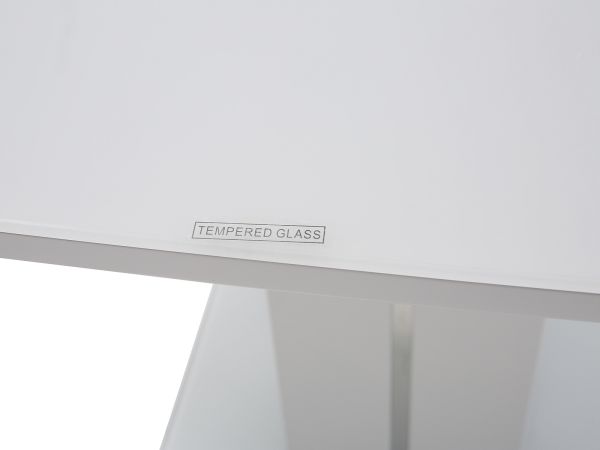 Parma Extending dining table (120/160cm) (light grey matt)