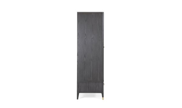 Ancelotti 2 door 2 drawer wardrobe Ebony