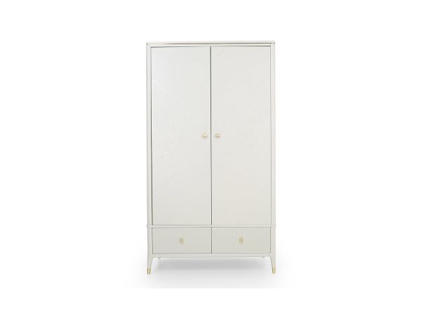 Ancelotti 2 door 2 drawer wardrobe Sand