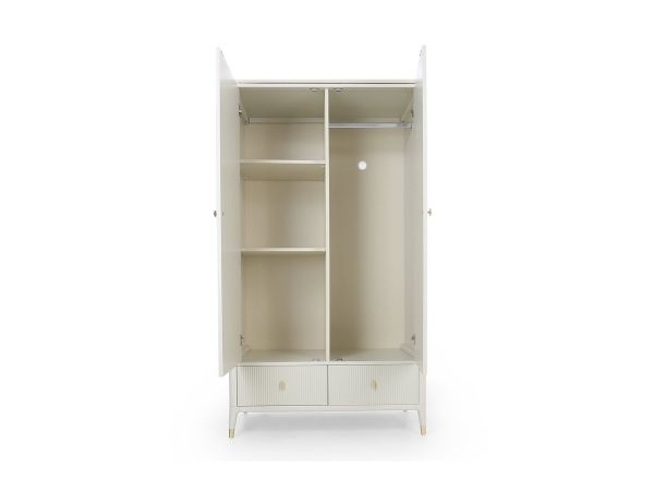 Ancelotti 2 door 2 drawer wardrobe Sand