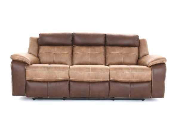 Bonita 3 seater (double manual recliners) - type Fabric