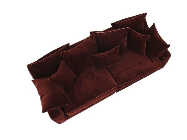 Burlington 4 seater (split) (pillow back) - type C Fabric