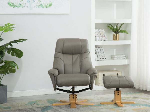 Churston Swivel recliner and stool