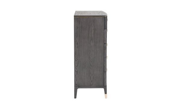 Ancelotti 5 drawer tall chest Ebony