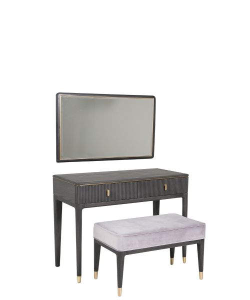 Ancelotti Dressing table with 2 drawers Ebony