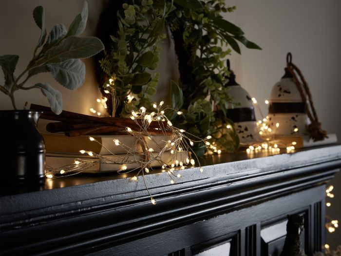 Accessories Eight sequence warm white cluster string light