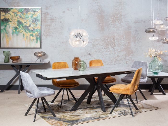Malc Dining chair (Mustard)