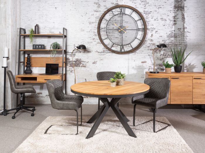 Flexa (Oak) Table + 4 chairs