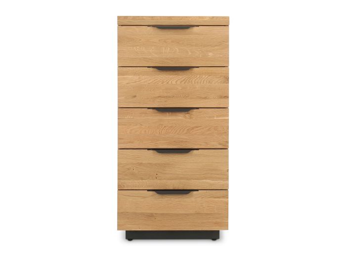 Flexa (Oak) 5 drawer tall chest