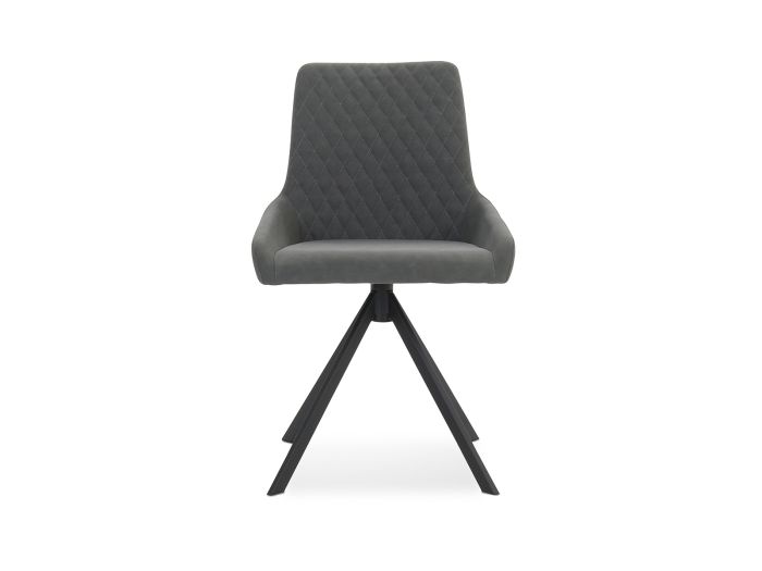 Greta Dining chair (grey pu)