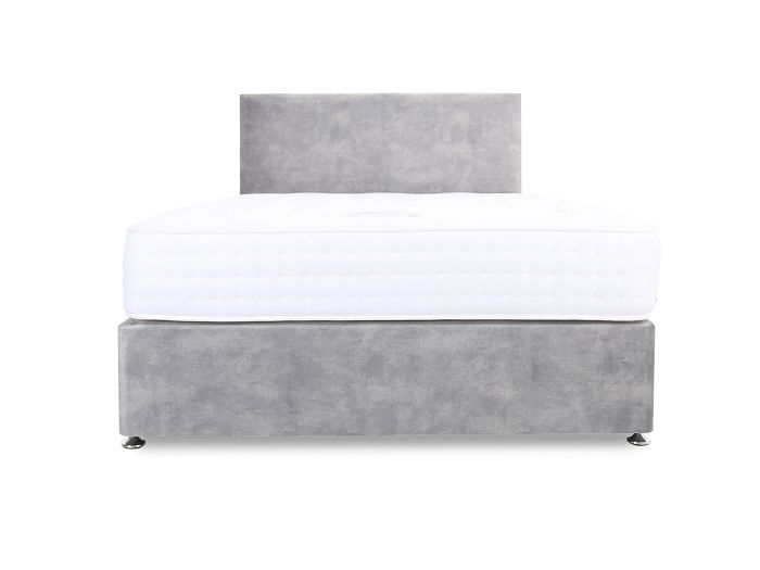 Leo King size divan set with Regent headboard Fabric