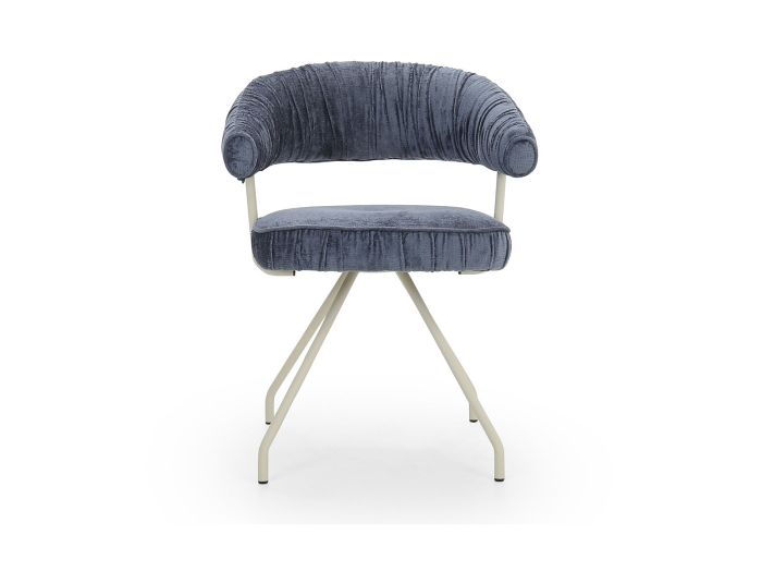 Croissant Dining chair (blue)