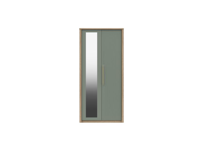 Salisbury 2 door wardrobe with mirror