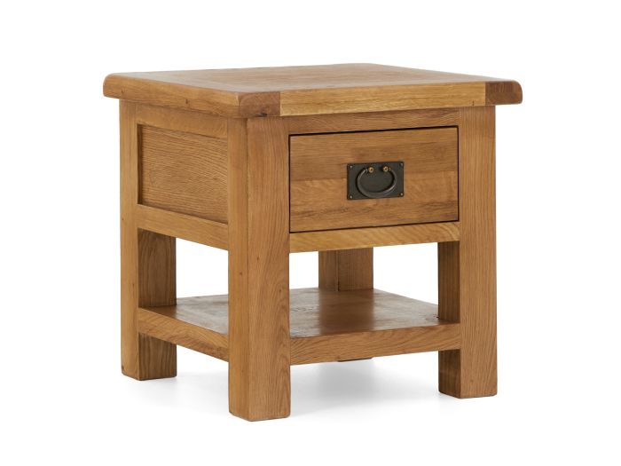 Canterbury Lamp table with drawer