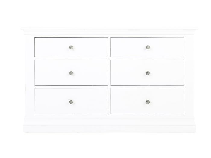 Lormont 6 drawer chest (White)