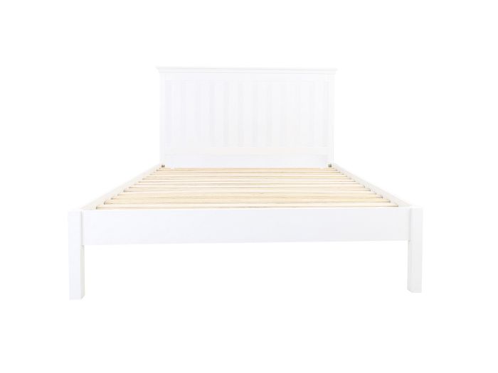 Lormont King size bedframe (White)