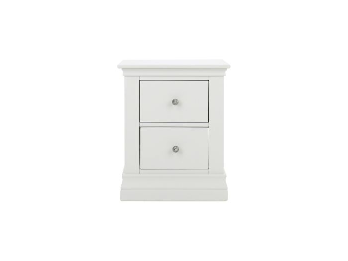 Lormont 2 drawer bedside (Cotton)