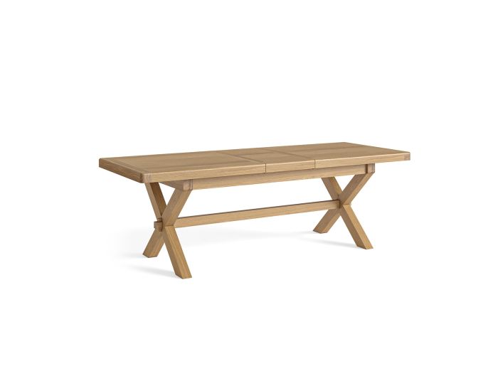 Alderminster Cross leg extending dining table
