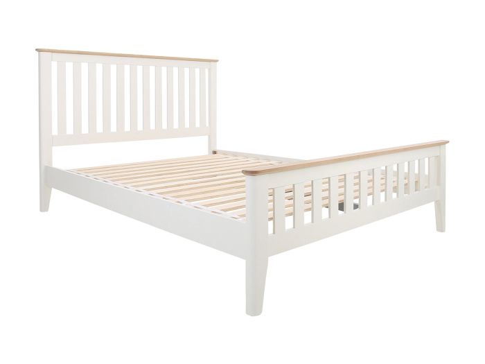 Wycombe King size slatted bed (almond)