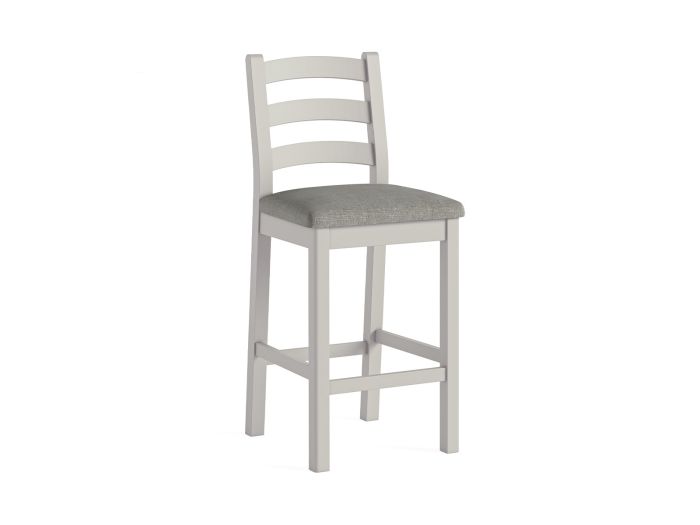 Andover Bar stool with cushion (grey) (taupe)