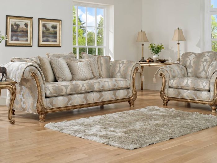Grace 3.5 Seater Sofa (Pillow Back) (99) - type 10