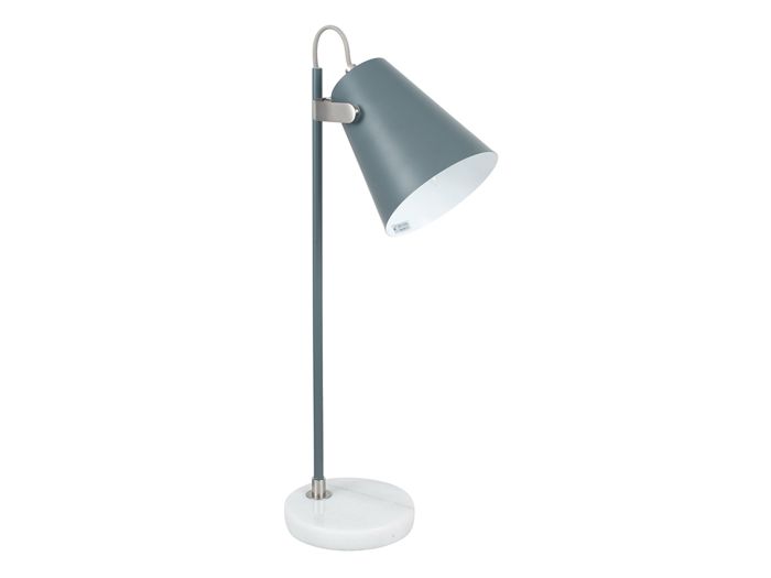 Lamp Grey and Satin Nickel Task table lamp